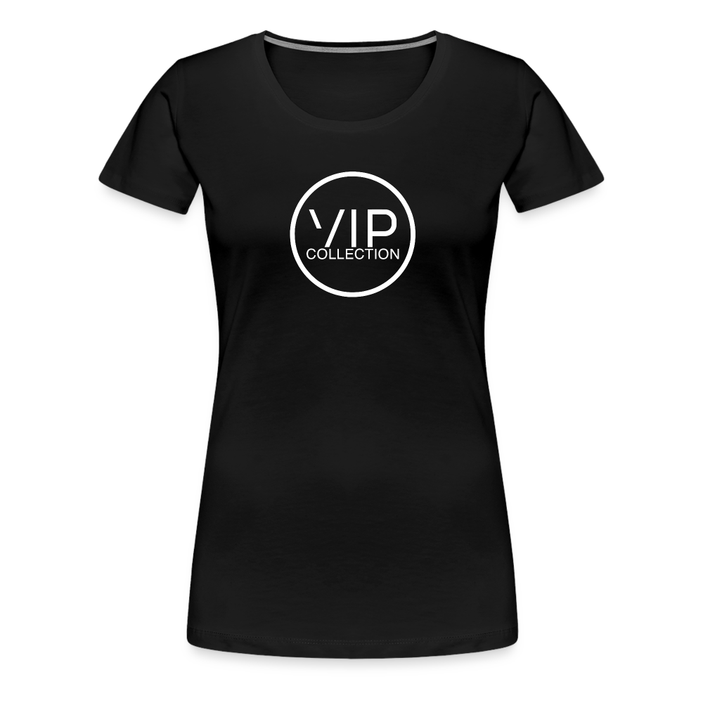 Women’s VIP Flagship Logo T-Shirt (white logo) - black