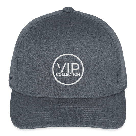 VIP Flexfit Hat (white logo) - dark heather gray