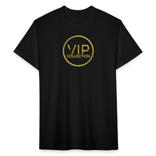 VIP Flagship Logo T-Shirt (gold logo) - black